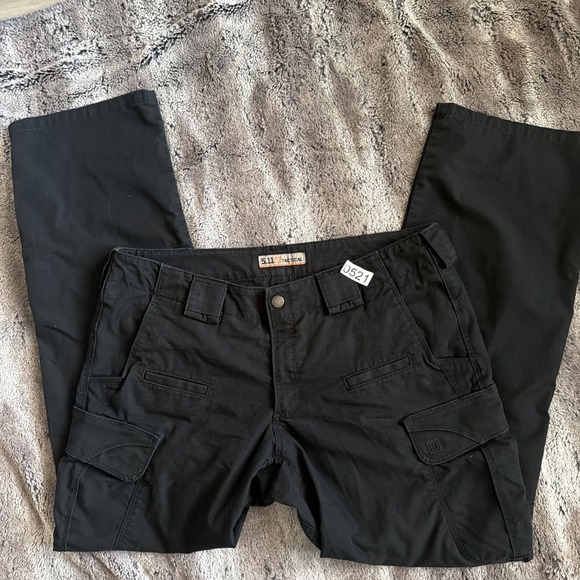 5.11 Tactical Pants - 511 5.11 Tactical Cargo EMS Law Enforcement Pants Woman's Size 14 Regular Black